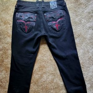 Mens Rock Revival Denim Jeans 36×34